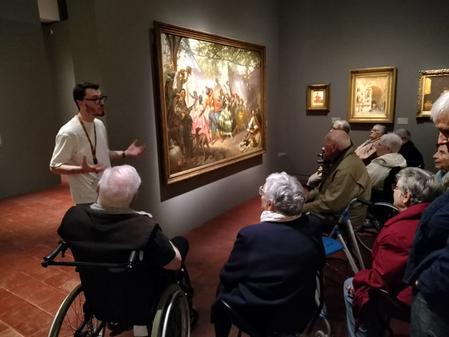 Le musée Goya obtient le label « Tourisme et Handicap » et reçoit le soutien du Lions Club pour développer un nouvel outil